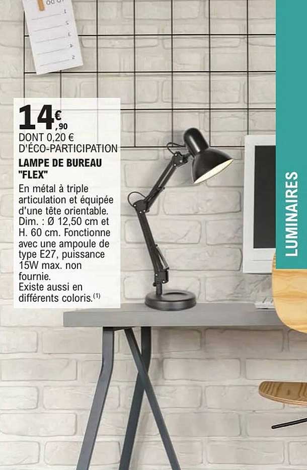 LAMPE DE BUREAU "FLEX"