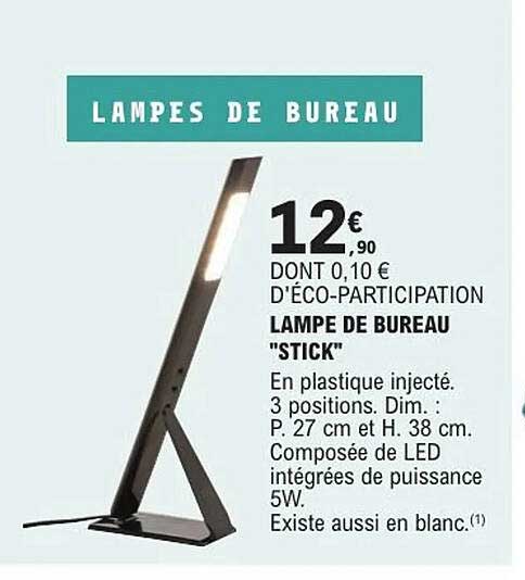 LAMPE DE BUREAU "STICK"