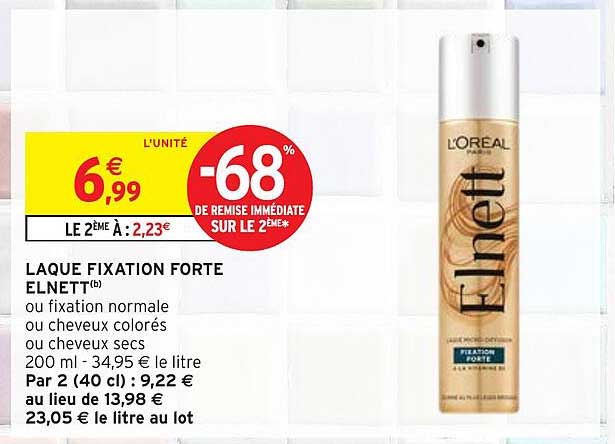 LAQUE FIXATION FORTE ELNETT