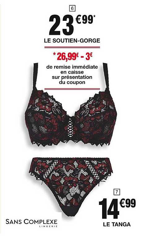 LE SOUTIEN-GORGE  
LE TANGA