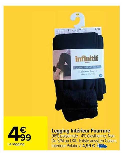 Legging Intérieur Fourrure