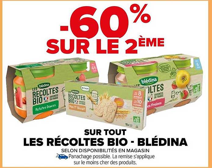 LES RÉCOLTES BIO - BLÉDINA