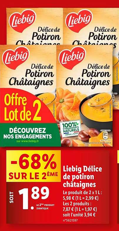 Liebig Délice de potiron châtaignes