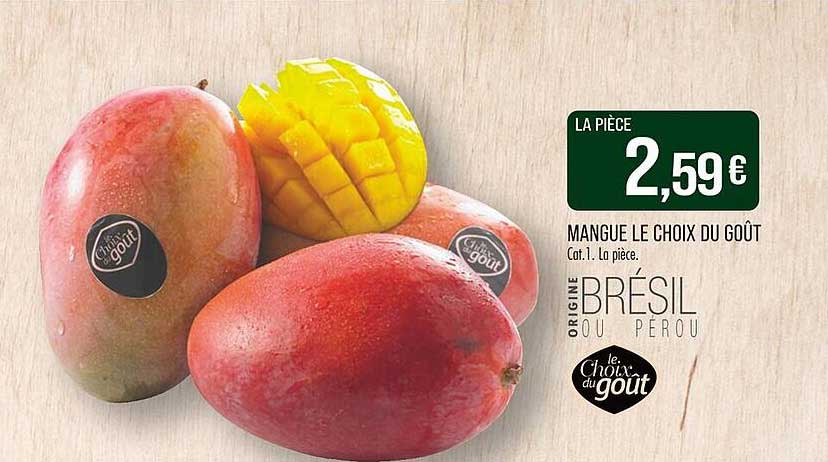 MANGUE LE CHOIX DU GOÛT