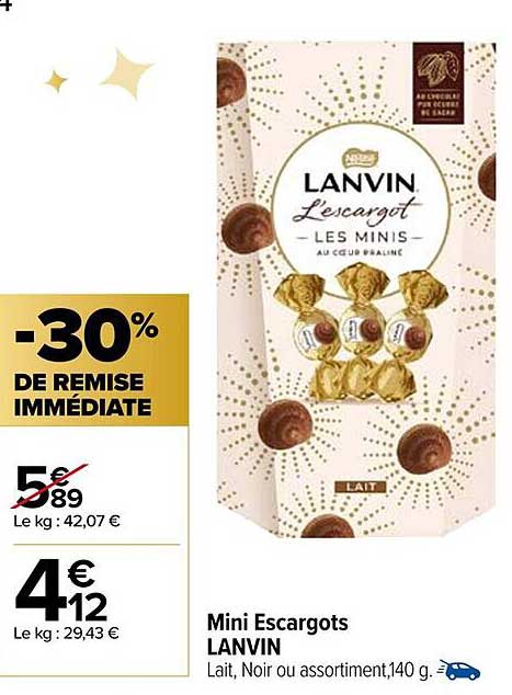 Mini Escargots LANVIN