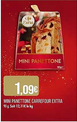 MINI PANETTONE CARREFOUR EXTRA