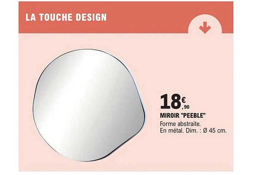 MIROIR "PEEBLE"