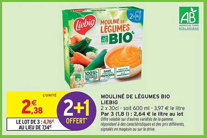 MOULE DE LÉGUMES BIO LIEBIG