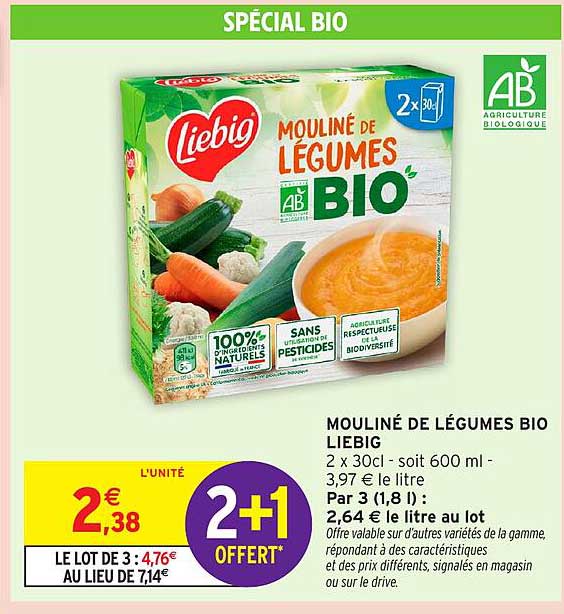 MOULINÉ DE LÉGUMES BIO LIEBIG