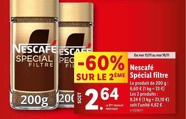 Nescafé Spécial filtre