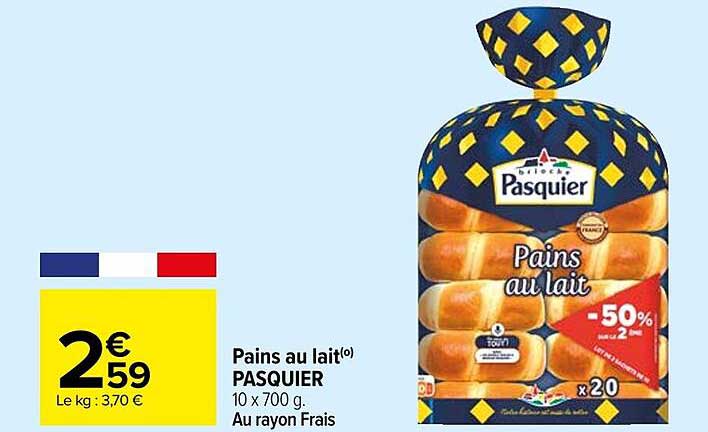 Pains au lait Pasquier