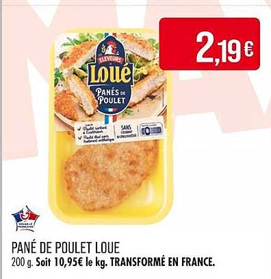 PANÉ DE POULET LOUE