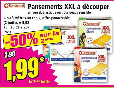 Pansements XXL à découper