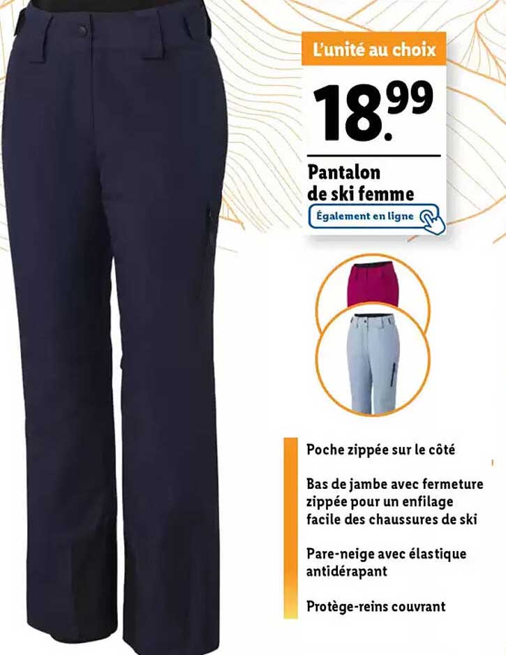 Pantalon de ski femme