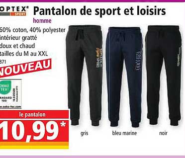 Pantalon de sport et loisirs