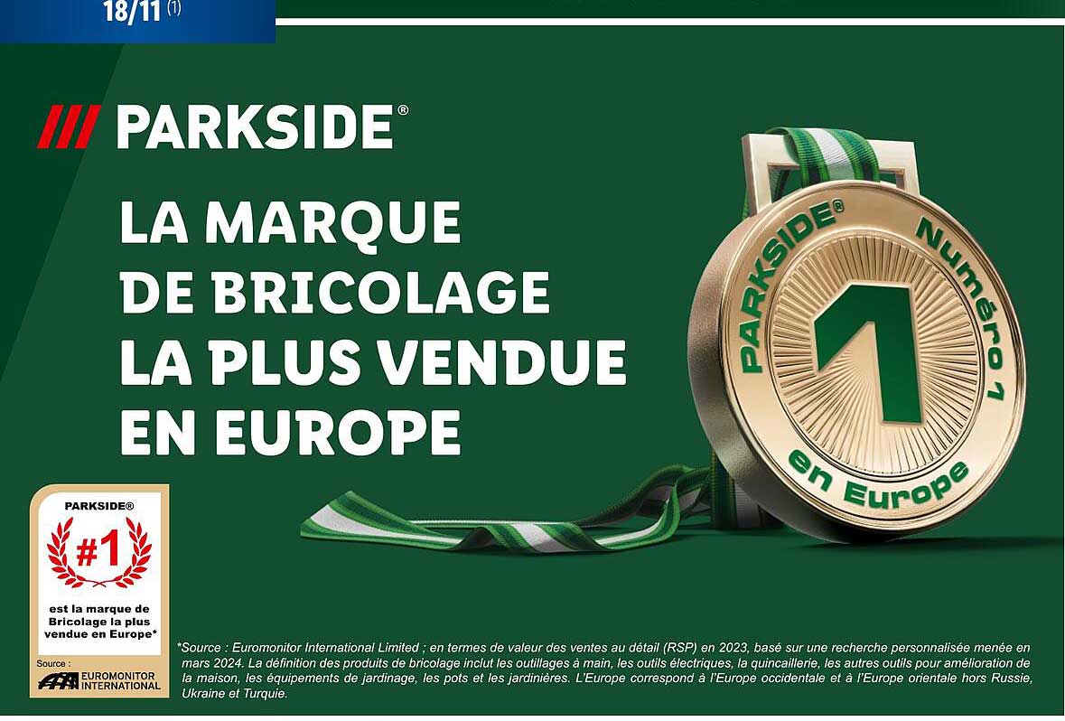 PARKSIDE LA MARQUE DE BRICOLAGE LA PLUS VENDUE EN EUROPE