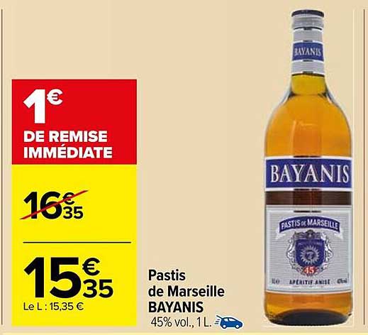 Pastis de Marseille BAYANIS