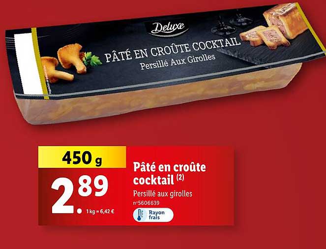 Pâté en croûte cocktail