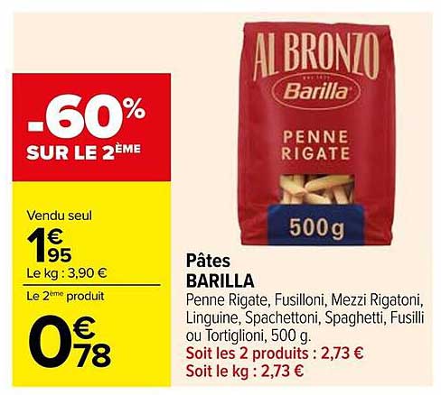 Pâtes BARILLA