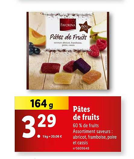 Pâtes de fruits