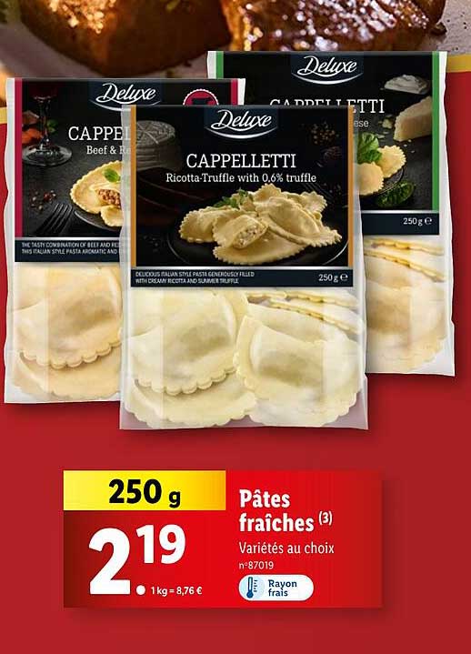 Pâtes fraîches