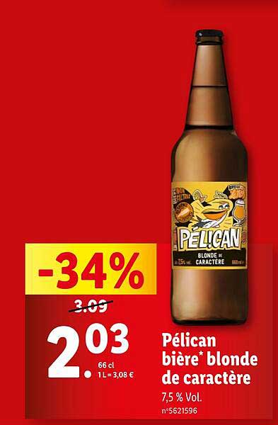 Pélican bière* blonde de caractère