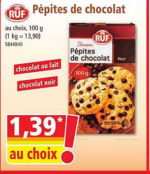 Pépites de chocolat