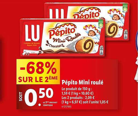 Pépito Mini roulé