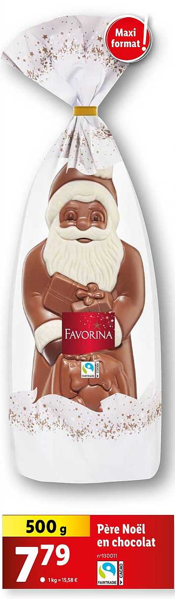 Père Noël en chocolat