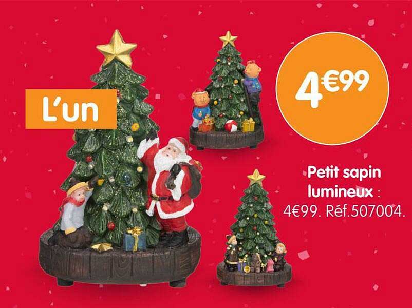 Petit sapin lumineux