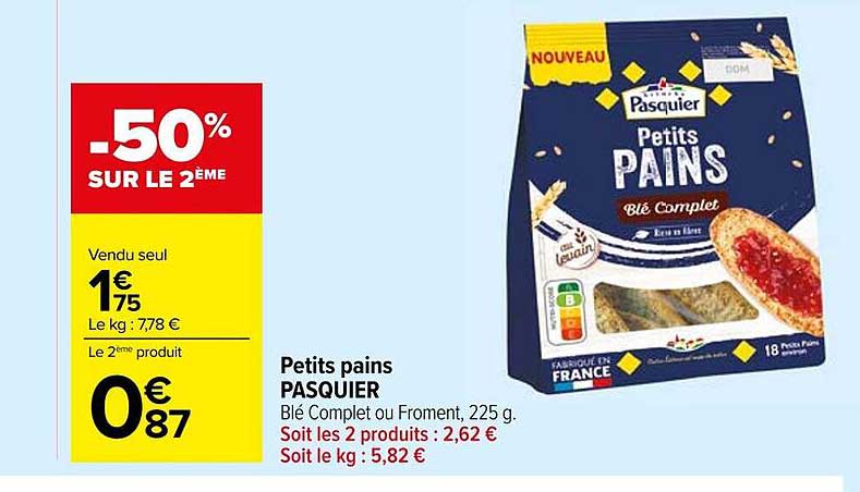 Petits pains PASQUIER