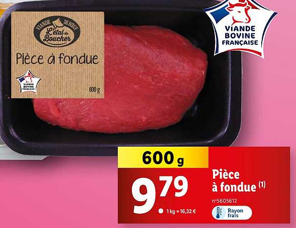 Pièce à fondue