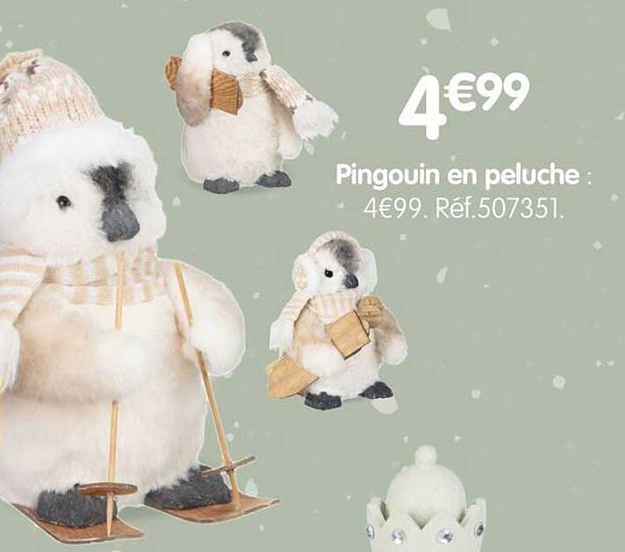 Pingouin en peluche