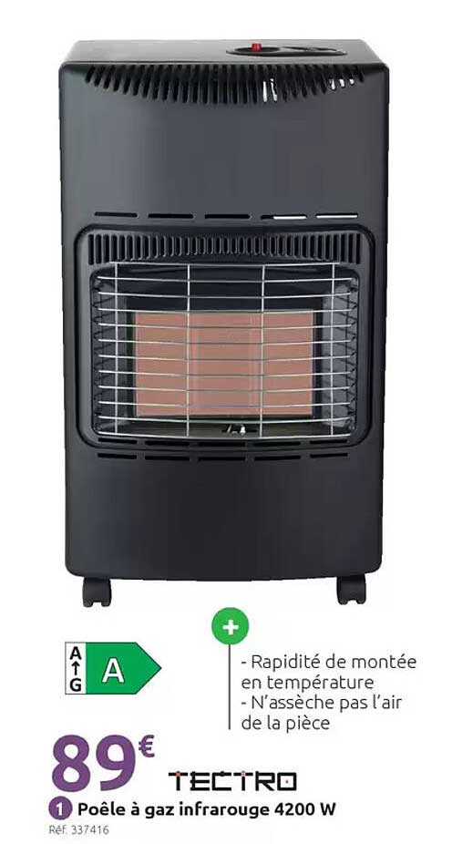 Poêle à gaz infrarouge 4200 W