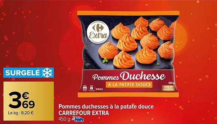 Pommes duchesses à la patate douce