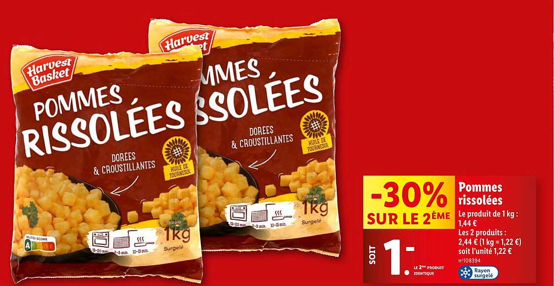 Pommes rissolées