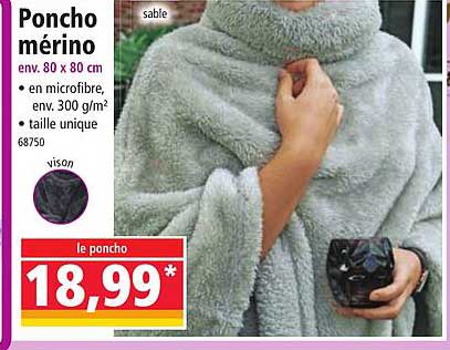 Poncho mérino