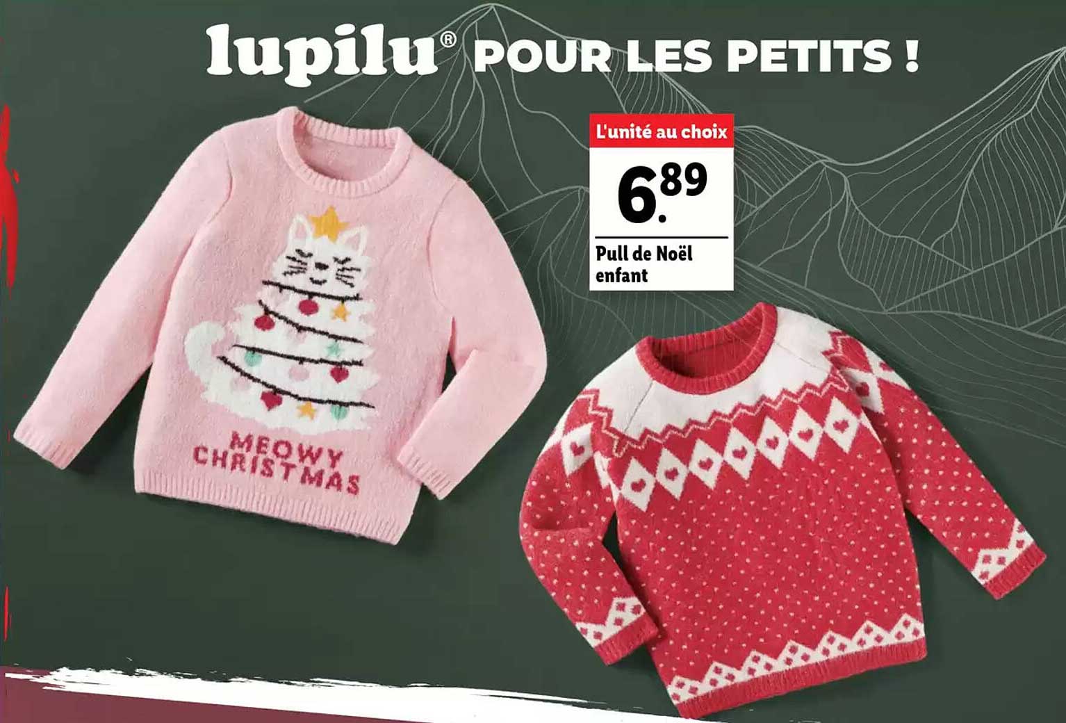 Pull de Noël enfant