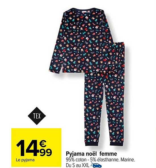 Pyjama Noël femme