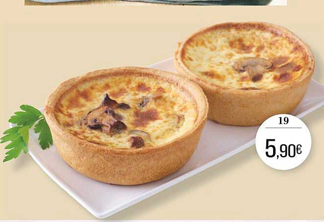 Quiche aux champignons