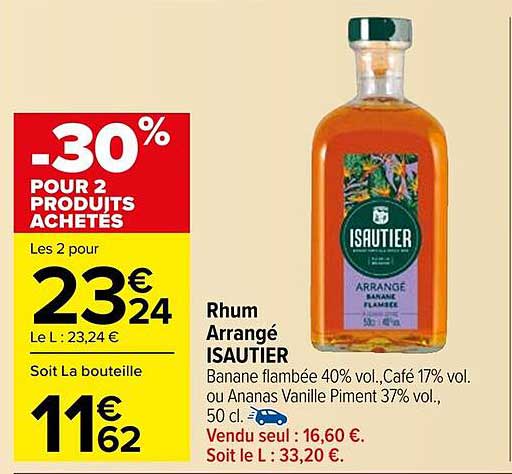 Rhum Arrangé ISAUTIER