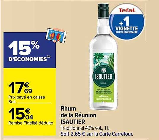 Rhum de la Réunion ISAUTIER