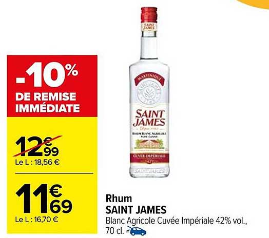 Rhum SAINT JAMES