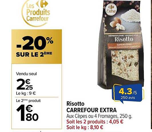 Risotto CARREFOUR EXTRA