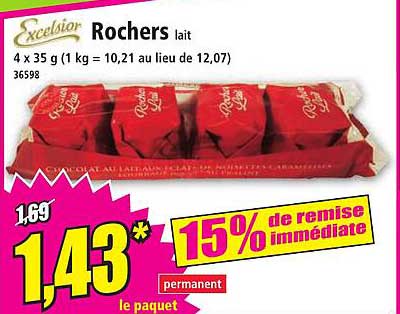 Rochers lait