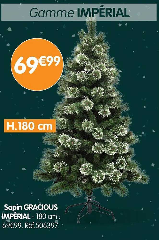 Sapin GRACIOUS IMPÉRIAL - 180 cm