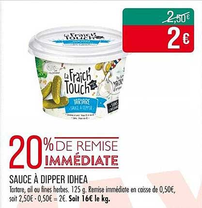 SAUCE À DIPPER IDHEA