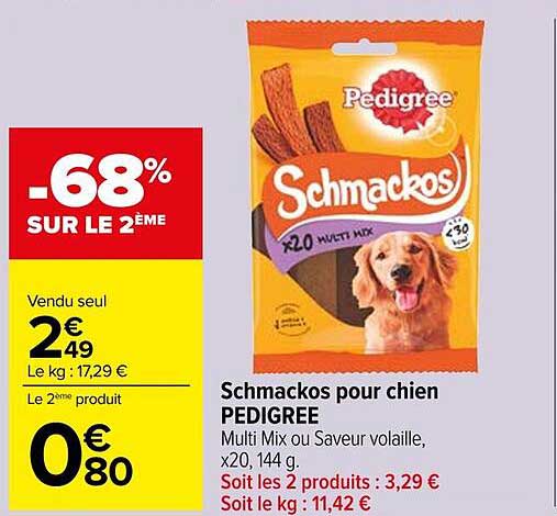 Schmackos pour chien PEDIGREE