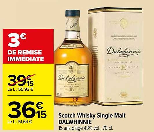 Scotch Whisky Single Malt DALWHINNIE