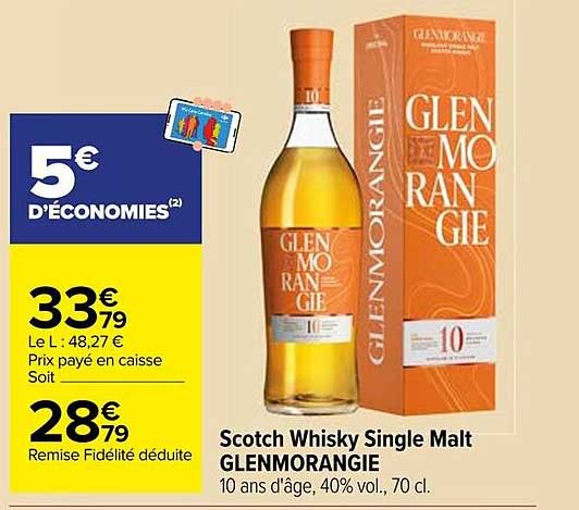 Scotch Whisky Single Malt GLENMORANGIE